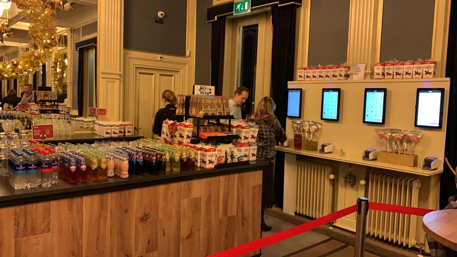 Jamezz kiosk at Carré