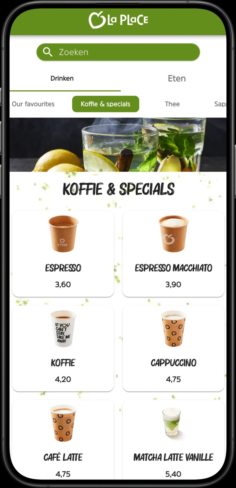 Jamezz QR Bestellung bei La Place - Digitales QR-Code-Menü für Restaurants und Cafés