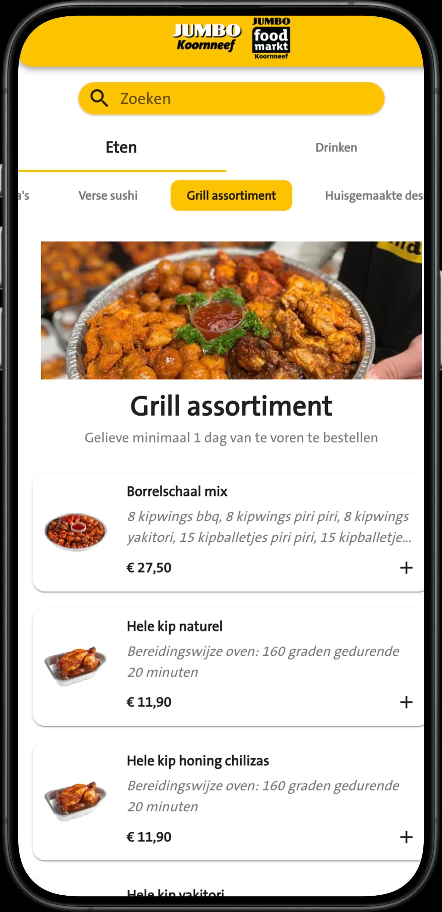 Online bestelwebshop in actie bij Jumbo — klanten bestellen online voor afhaal of bezorging